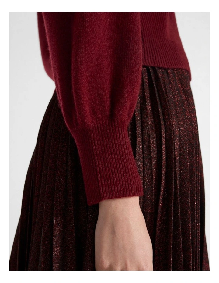 Vacation Cardigan in Ruby Port image 5