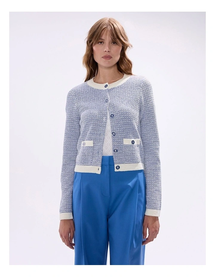 Crown Of Midnight Cardigan in Blue Multi image 3