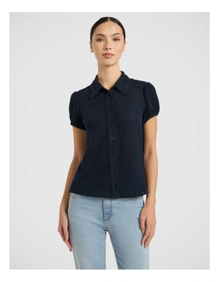 Patrick Shirt in Navy image 2