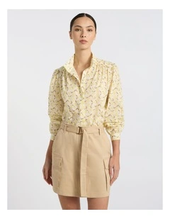 Zest Side Story Shirt in Ivory Multi
