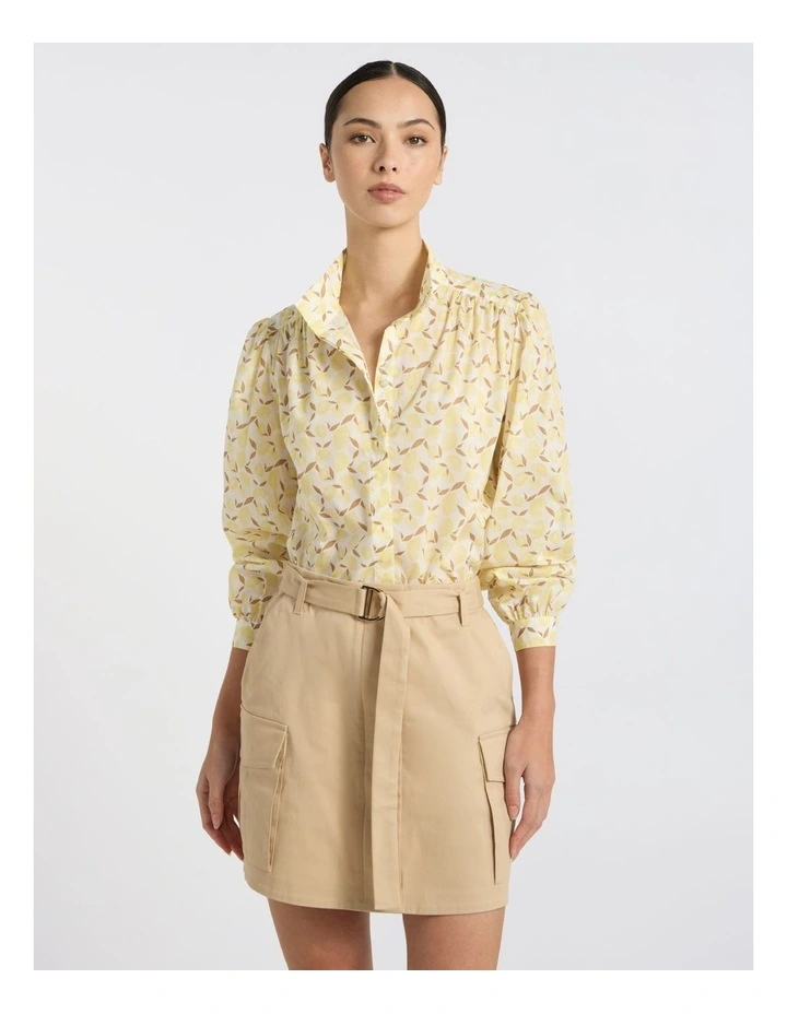 Zest Side Story Shirt in Ivory Multi image 1