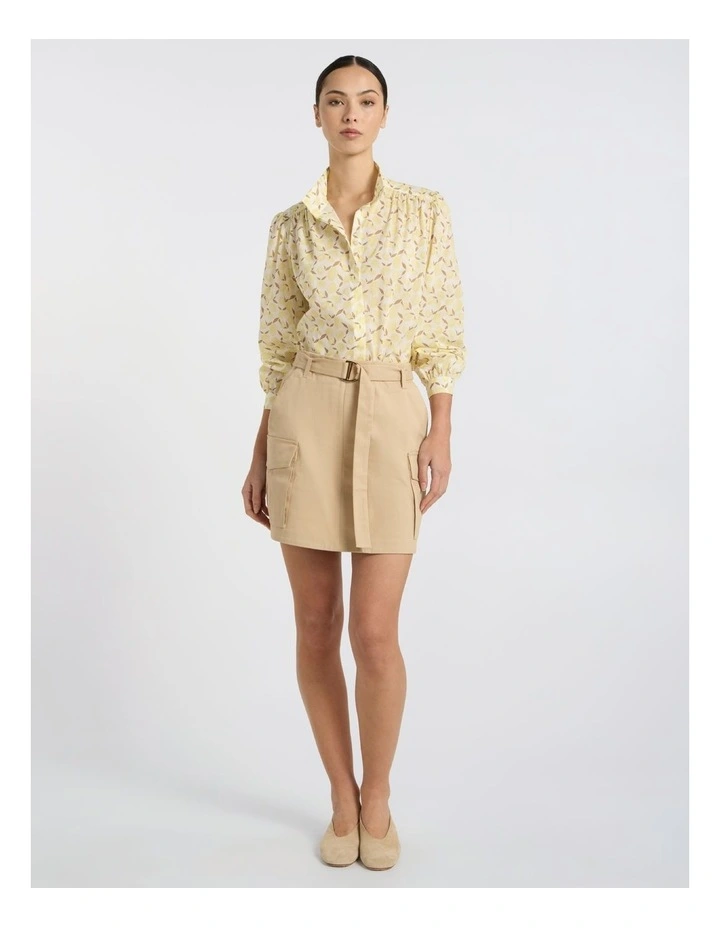 Zest Side Story Shirt in Ivory Multi image 2