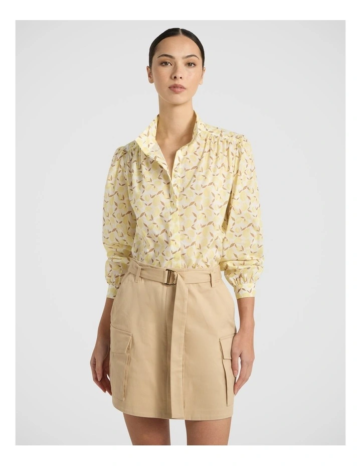 Zest Side Story Shirt in Ivory Multi image 2