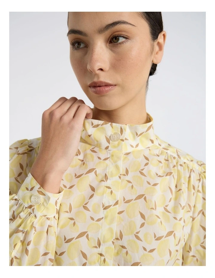 Zest Side Story Shirt in Ivory Multi image 3