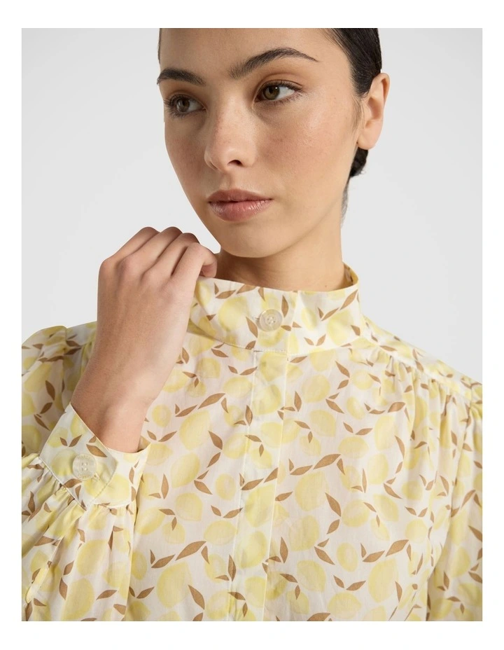 Zest Side Story Shirt in Ivory Multi image 3