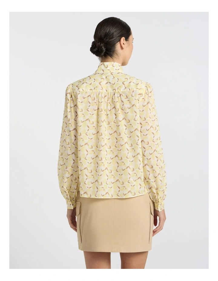 Zest Side Story Shirt in Ivory Multi image 4