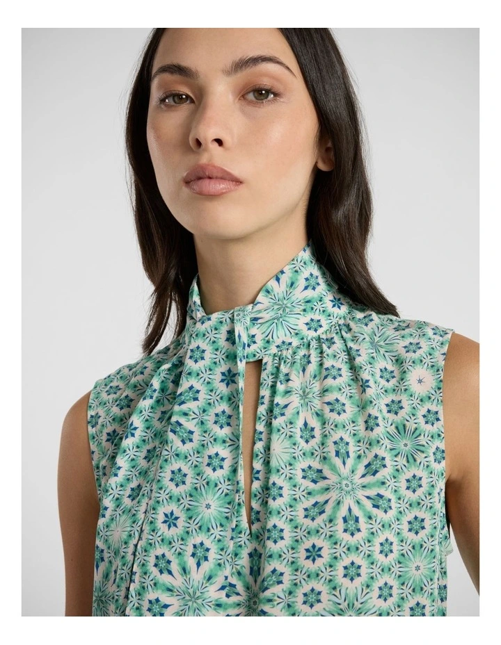 A Mint-Summer Night Top in Mint Multi image 3