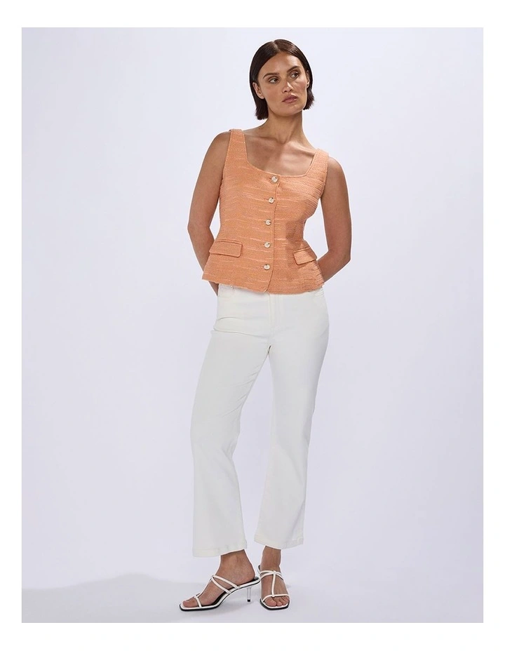 Tweed Could Be The One Top in Orange image 1