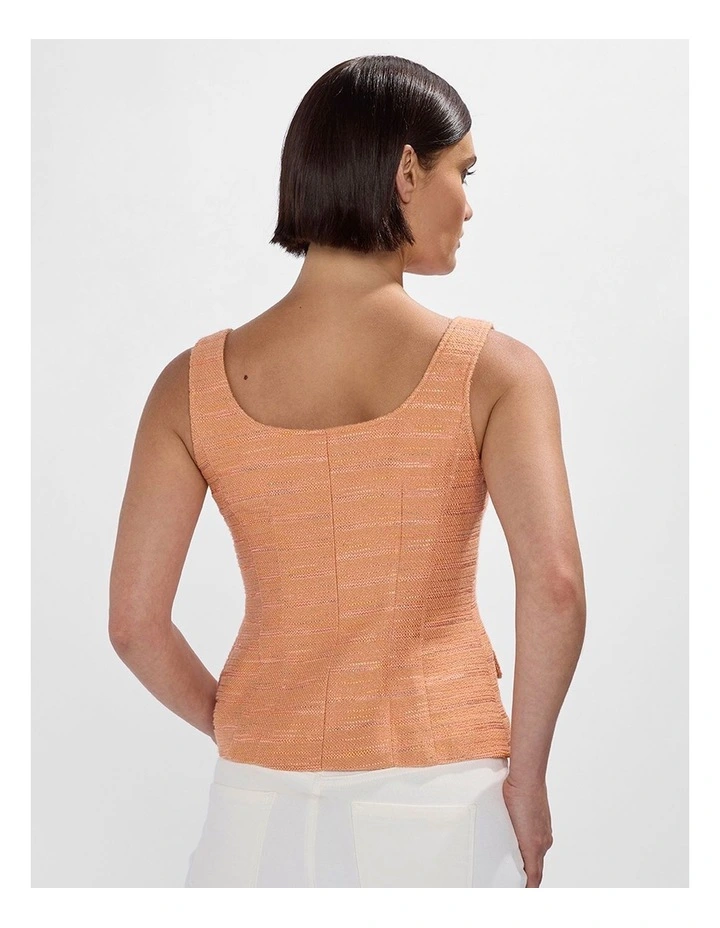 Tweed Could Be The One Top in Orange image 3
