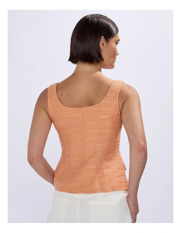 Tweed Could Be The One Top in Orange image 3