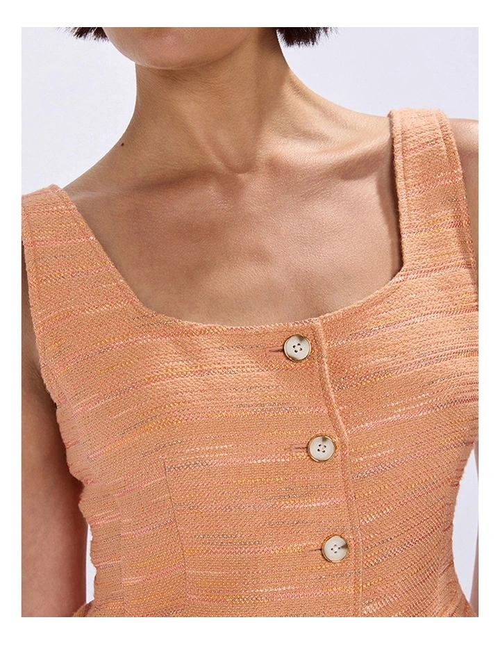 Tweed Could Be The One Top in Orange image 4
