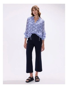 Take On Tree Blouse in Pearl Blue