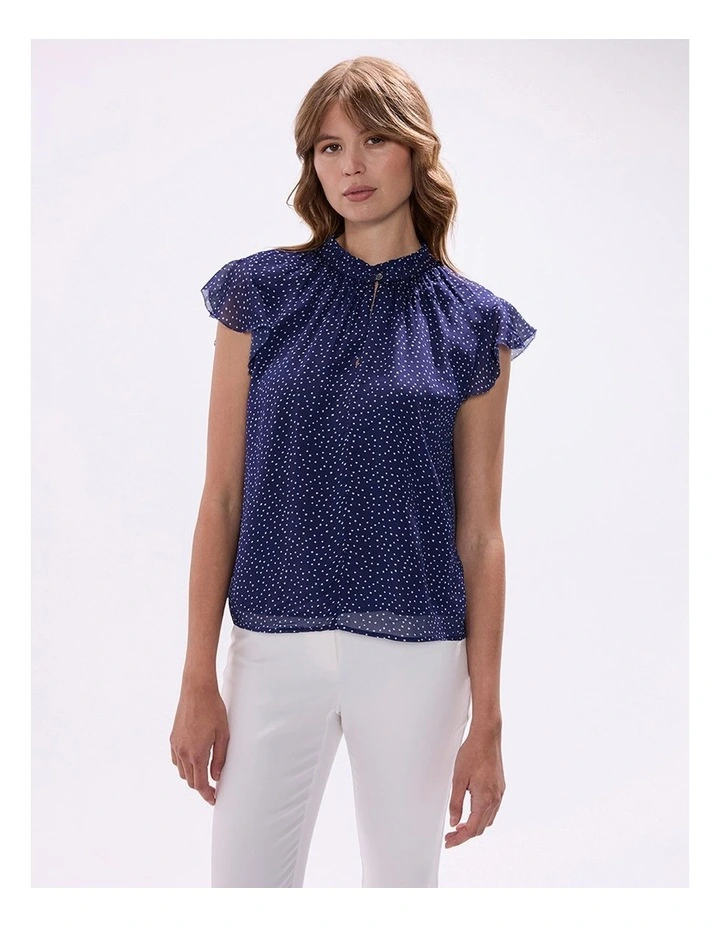 Empire Of Spots Top in Midnight Multi image 4