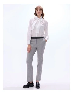Twilight Pussy Bow Blouse in Ivory