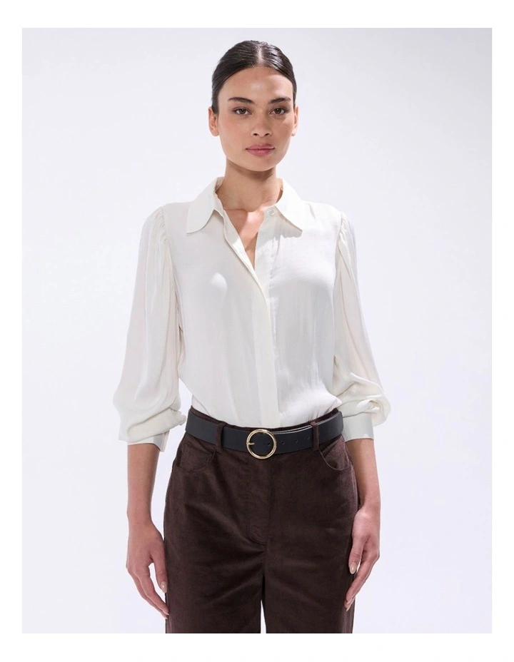 Karu Shirt in Ivory image 2