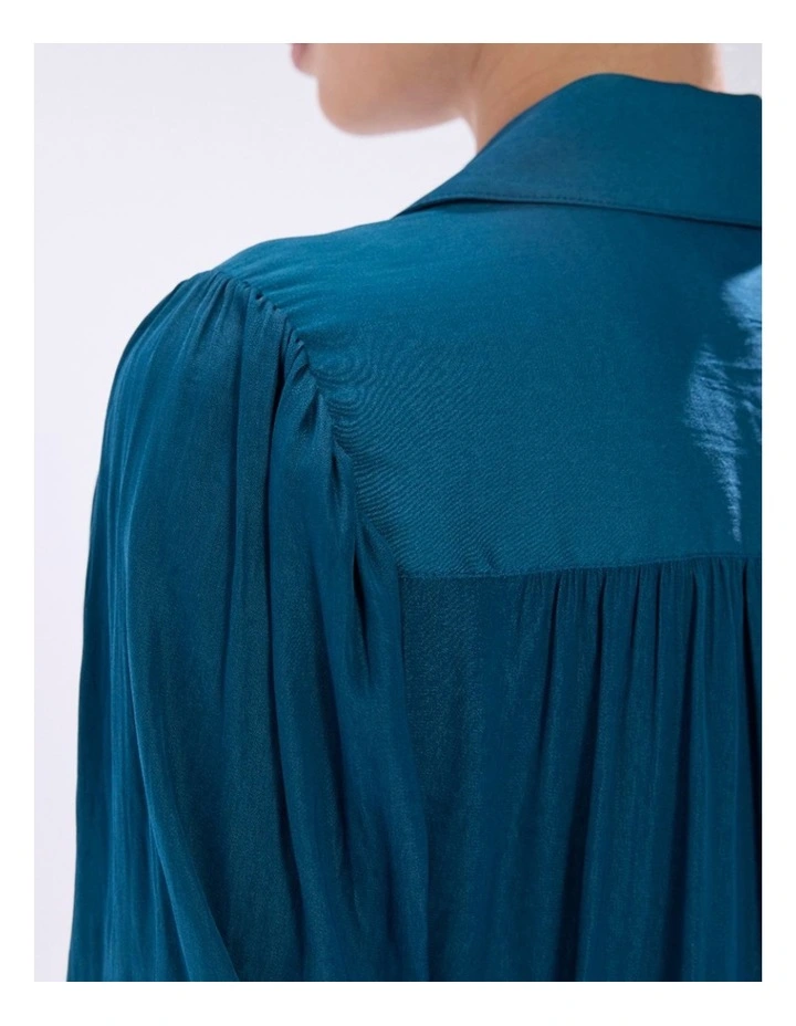 Karu Shirt in Teal image 3