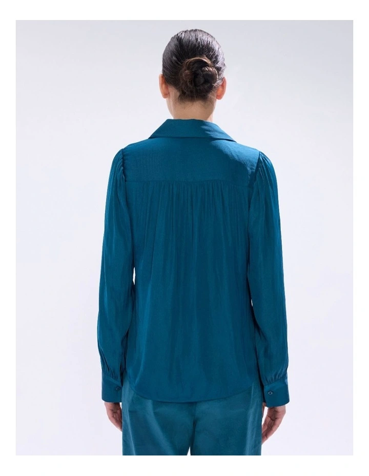 Karu Shirt in Teal image 4