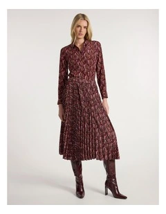 Our Lips Are Sealed Silk Shirt in Red Multi