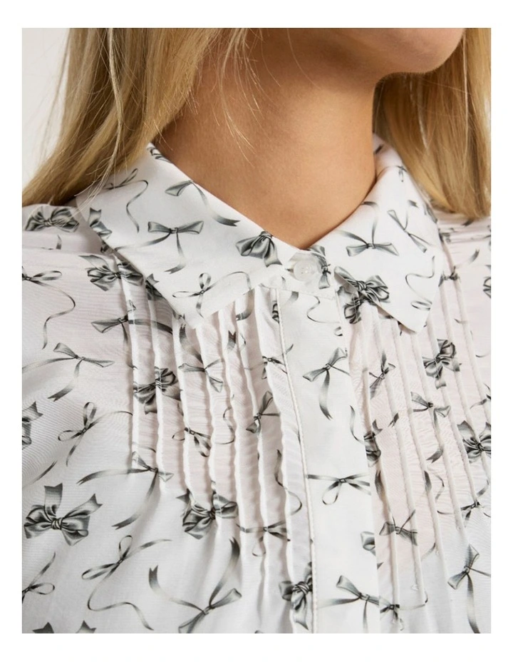 Take A Bow Blouse in Ivory image 3