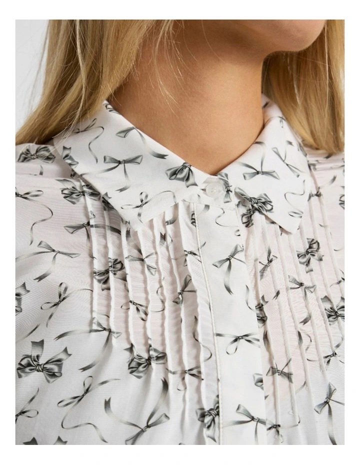 Take A Bow Blouse in Ivory image 4
