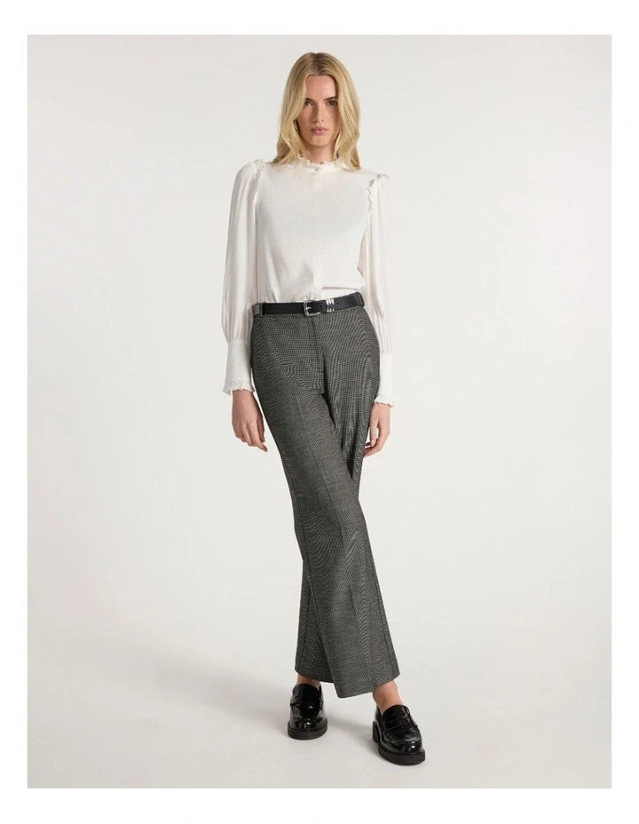 Teri Ruffle Blouse in Ivory image 1
