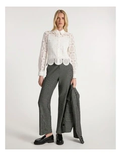 Juni Lace Shirt in White