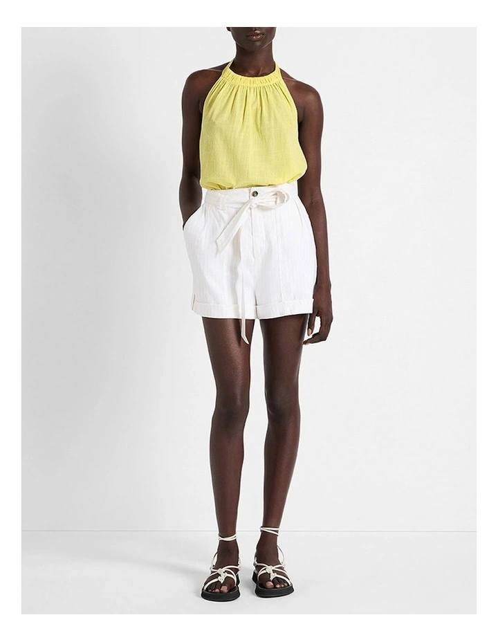 Head Over Peels Halter Top in Banana image 2