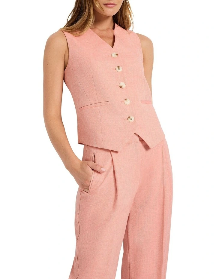 Mystery Vest in Peach image 1