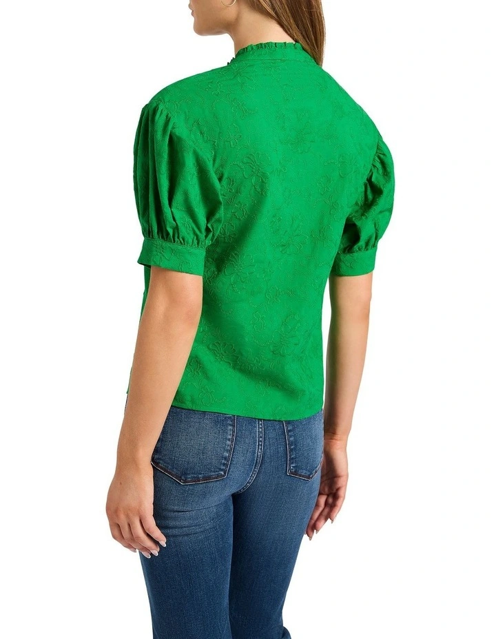 Between Us Blouse in Apple image 2