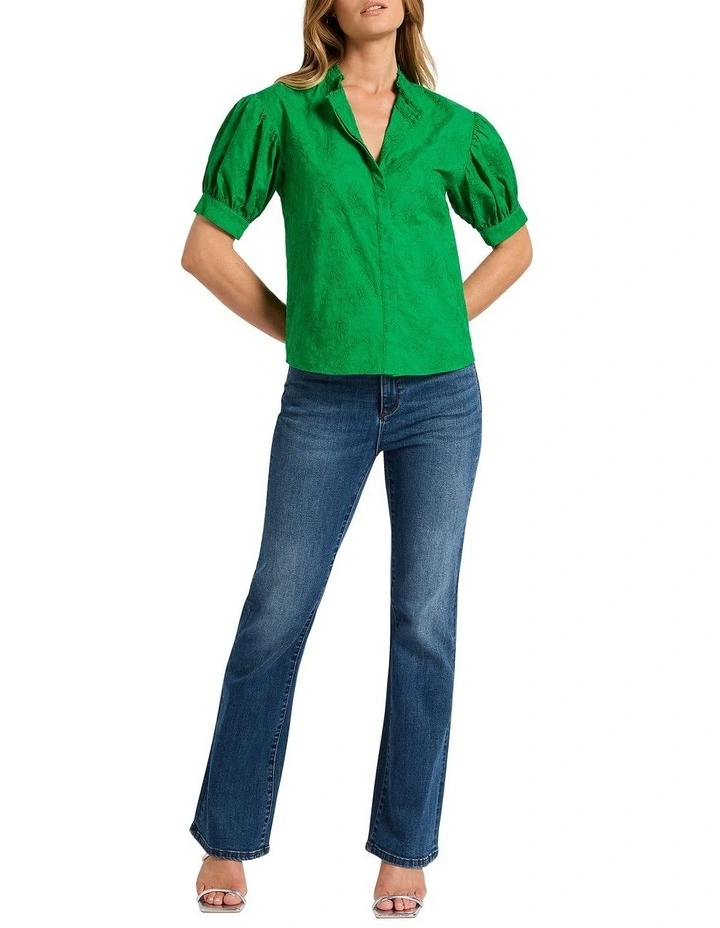 Between Us Blouse in Apple image 3