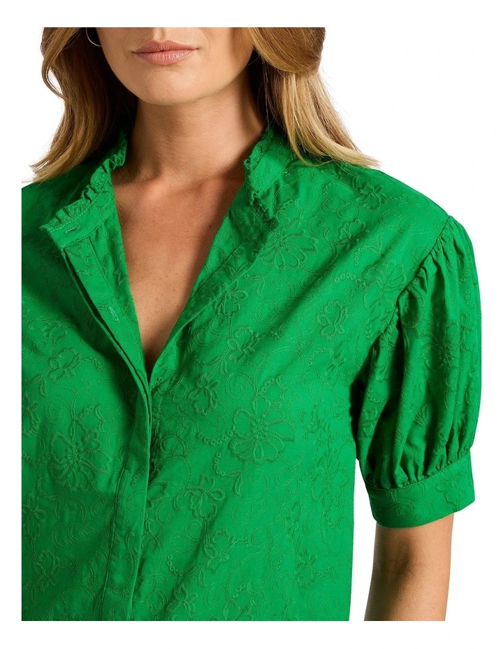 Between Us Blouse in Apple image 4