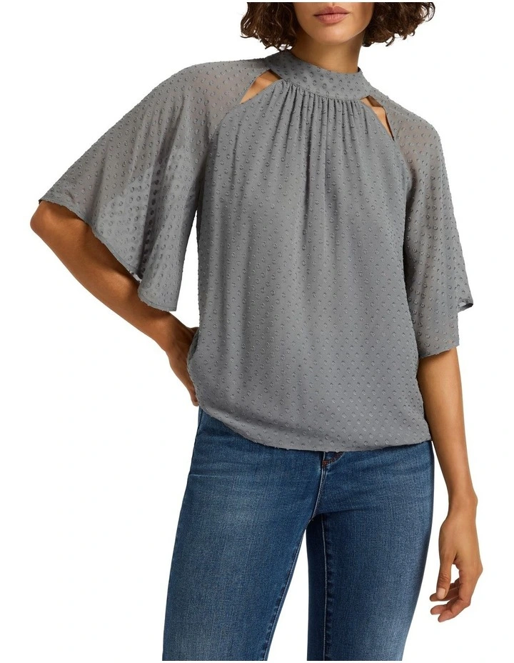 Olivia Clip Spot Top in Jasper image 1