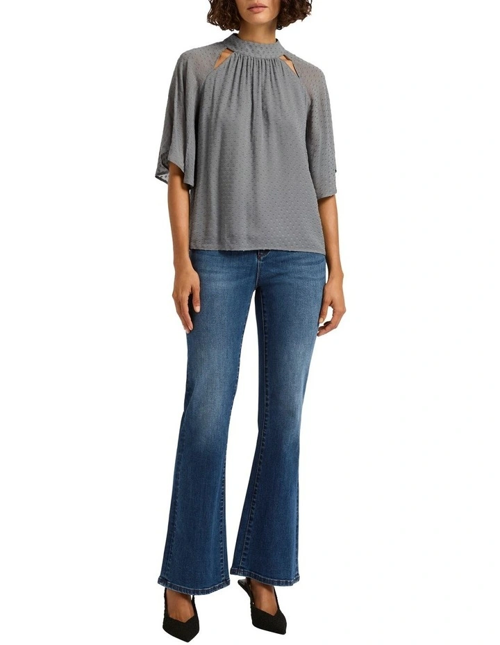 Olivia Clip Spot Top in Jasper image 3