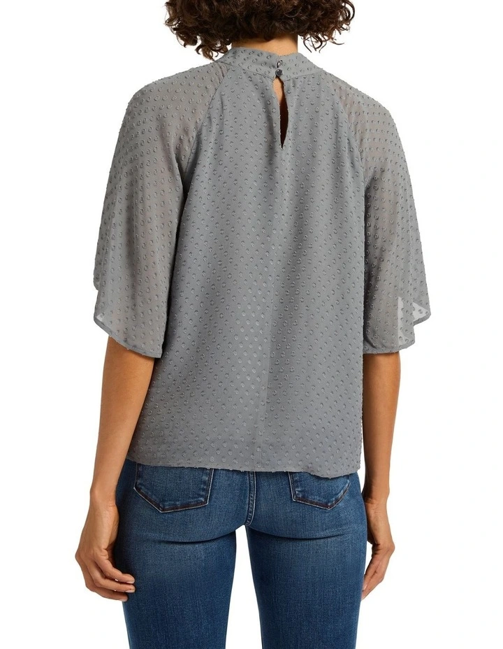 Olivia Clip Spot Top in Jasper image 4