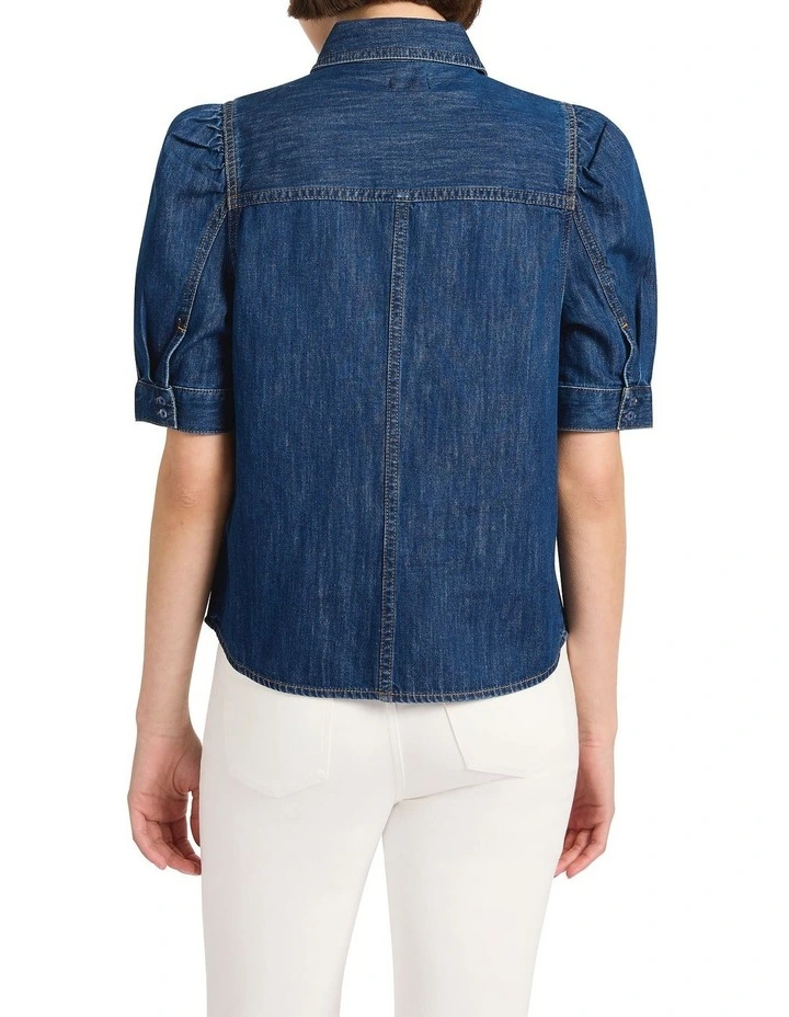 Bennet Denim Shirt in Elle Blue image 4