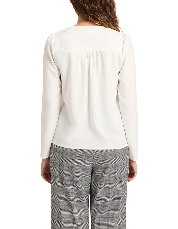 Mary Blouse in Ivory image 4