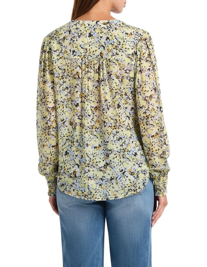 Boots With The Fleur Blouse in Yellow Multi image 2