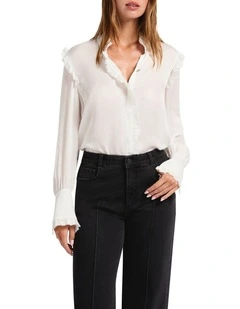Serene Blouse in Ivory