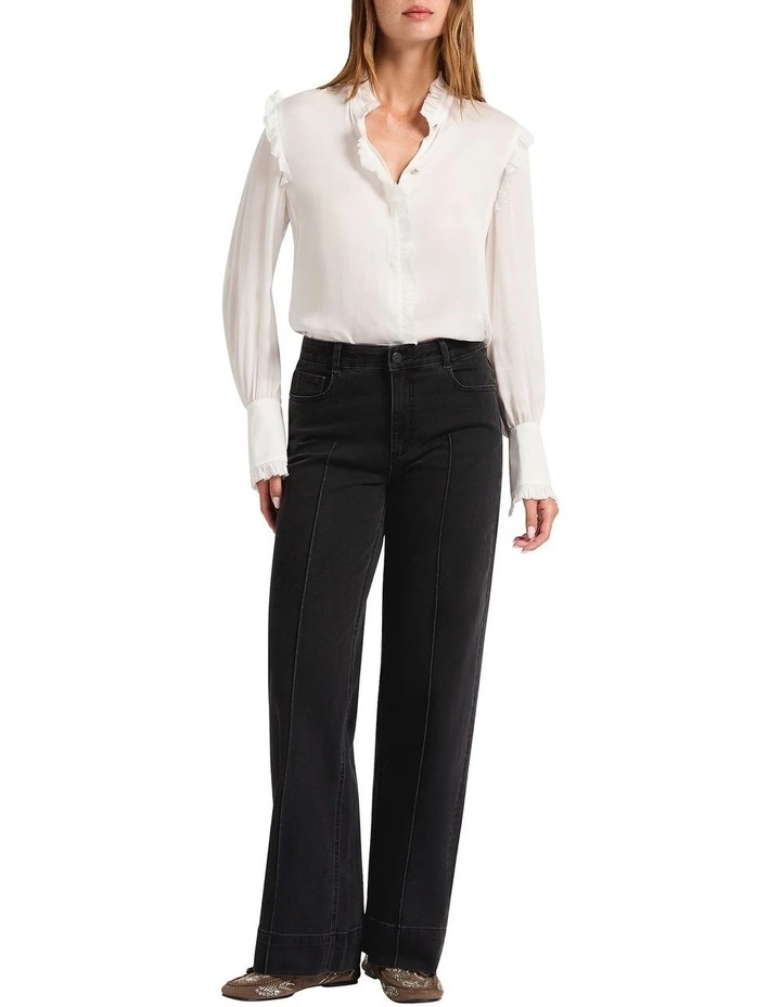 Serene Blouse in Ivory image 3