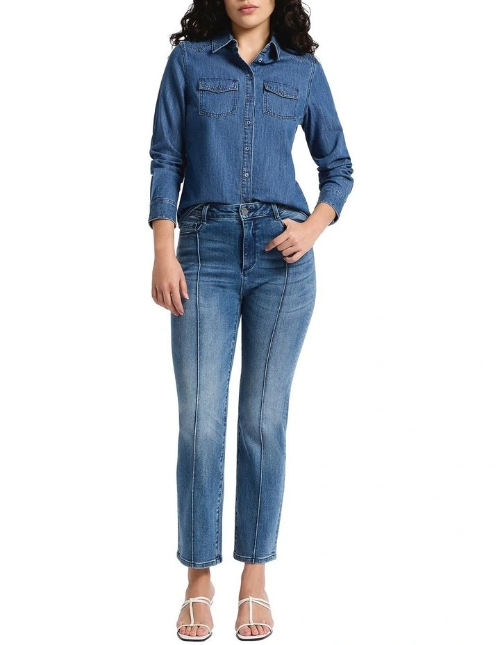 Mosi Denim Shirt in Indigo image 4
