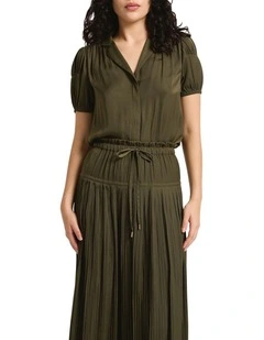 Karu Shirt in Borneo Green