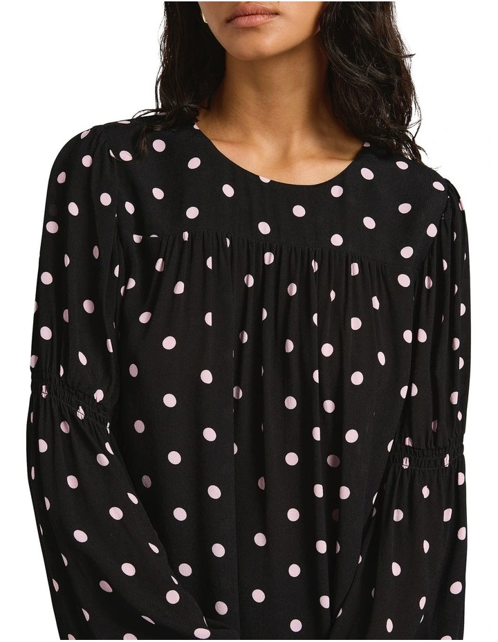 Spot To Go! Blouse in Black Multi image 4