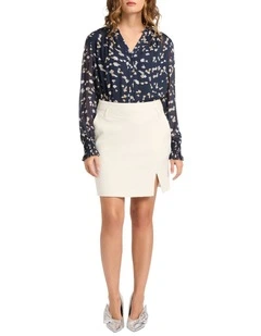 Just One Daisy Blouse in Navy Multi
