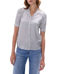 Cormac Shirt in Blue Stripe