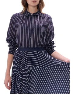 Starlight Stripe Shirt in Midnight Stripe