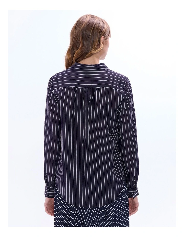 Starlight Stripe Shirt in Midnight Stripe image 4