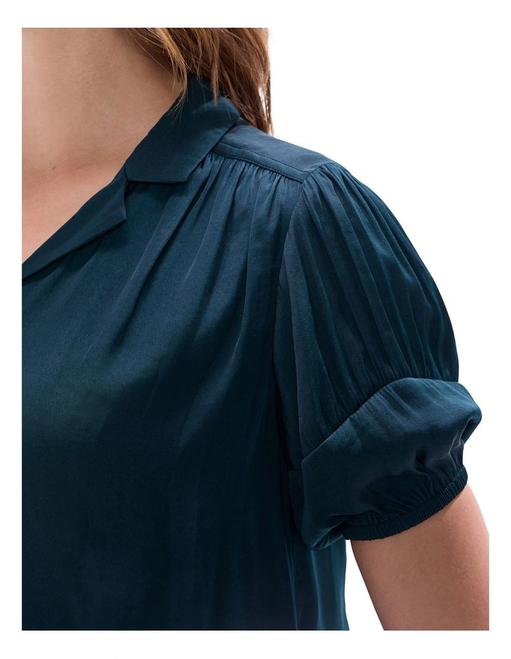 Karu Short Sleeve Shirt in Deep Forest image 3