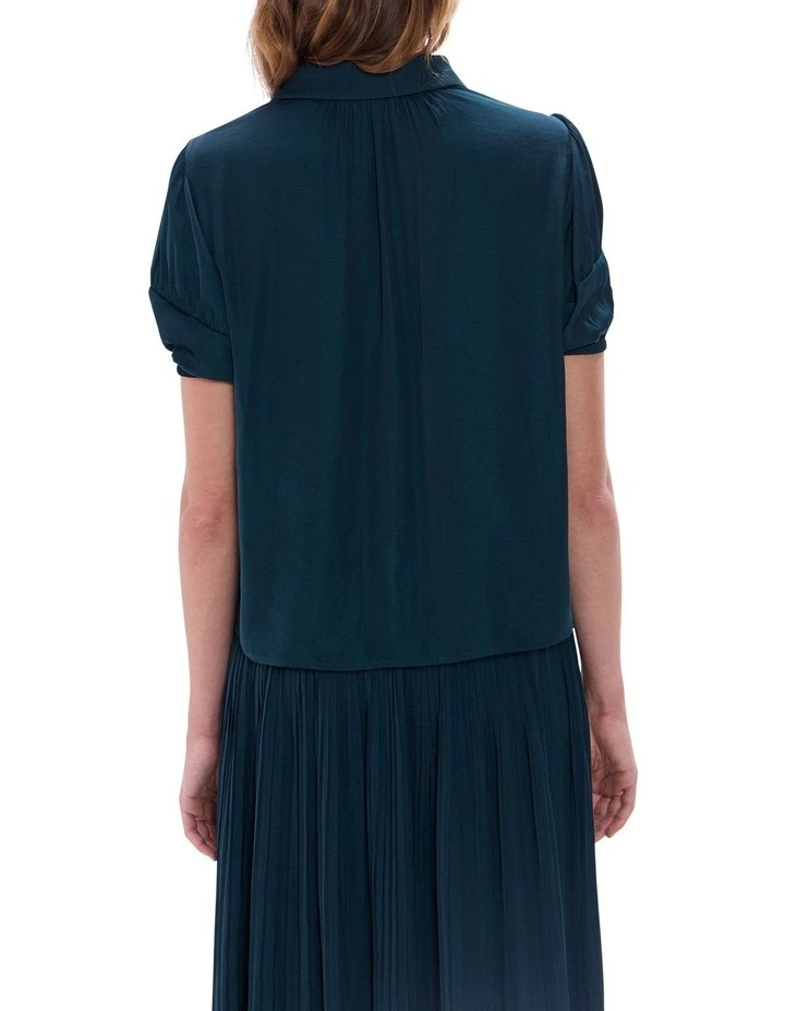 Karu Short Sleeve Shirt in Deep Forest image 4