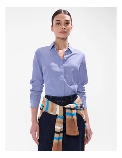 Carnival Stripe Shirt in Blue Stripe