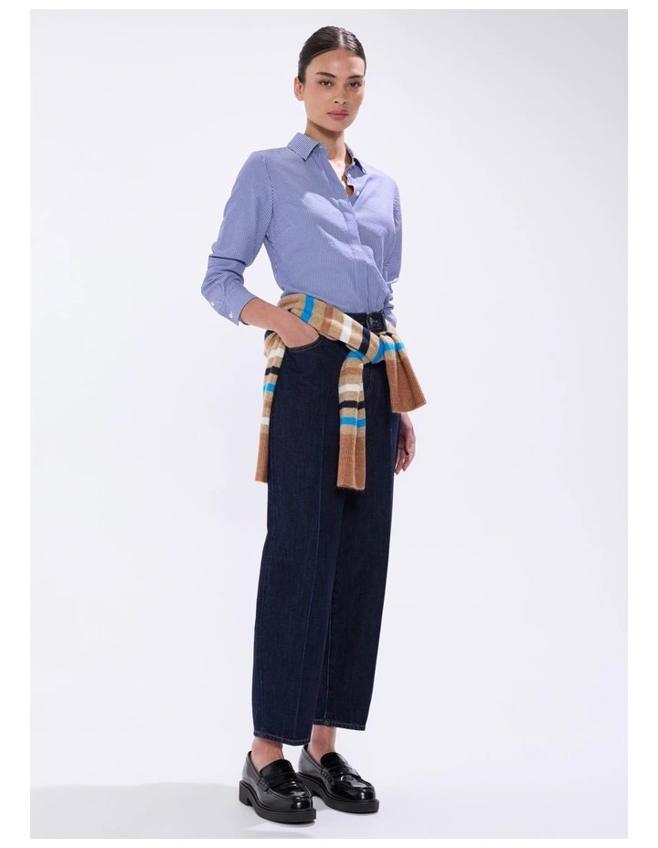 Carnival Stripe Shirt in Blue Stripe image 1